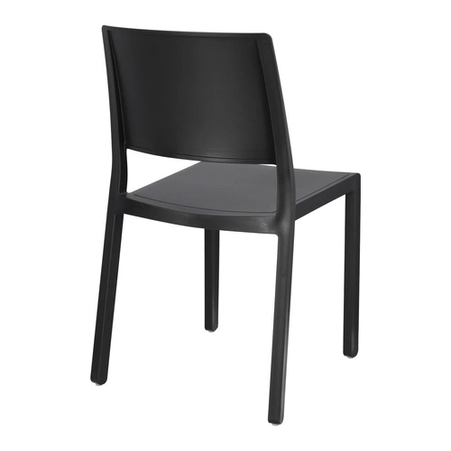 Zahradní plastová židle Kate SCAB Design antracit, stohovatelná, snadno čistitelná