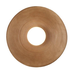 Nástěnné skleněné svítidlo ILUSIONI béžové 26 cm moderní do ložnice a obýváku