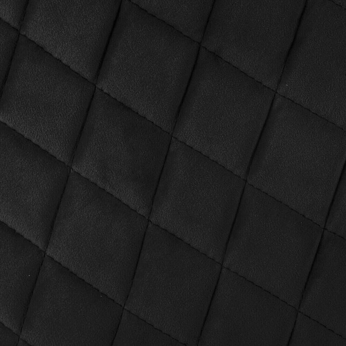 Čalouněná sametová jídelní židle Marlo černá s područkami moderní Atmosphera