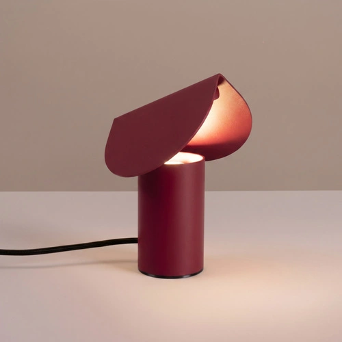Stolní LED lampa BISCUIT burgundová THORO LIGHTING
