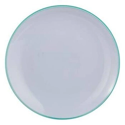 Jídelní talíř Aura šedý 25 cm kulatý plastový do jídelny 5five do myčky