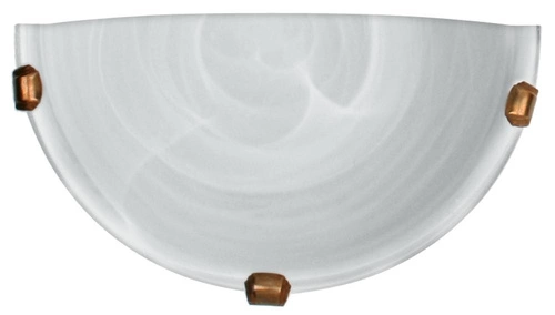 Skleněný stropní svítidlo Duna bílá 30 cm do obýváku a ložnice Candellux