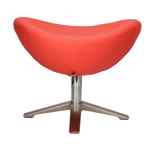 Otočný taburet Jajo Soft D2.DESIGN čalouněný korálový do obýváku inspirovaný Egg