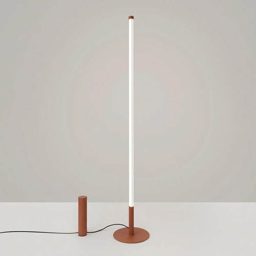 Stojací lampa do obývacího pokoje TRANG mocca moderní LED 4000K