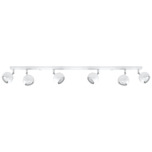 Moderní stropní svítidlo OCULARE 6L bílé kovové do obýváku, kuchyně nebo ložnice SOLLUX