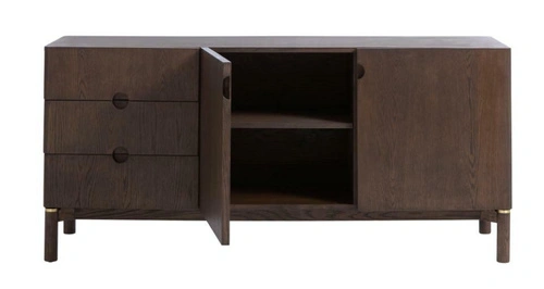 Komoda Arun 160 cm espresso moderní se zásuvkami do obývacího pokoje