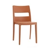 Zahradní stohovatelná plastová židle Sai SCAB Design oranžová na zahradu a do banketové síně