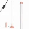 TRANG moderní LED stojací lampa do obývacího pokoje broskvová 3000K