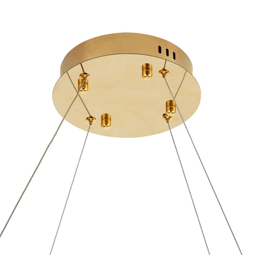 LED stropní svítidlo Circle Slim 120 zlatá moderní do obýváku a nad stůl 120 cm