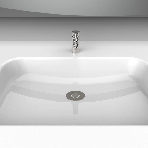 Univerzální zátka do dřezu Intesi 6 cm chromovaný kov do kuchyně a koupelny moderní