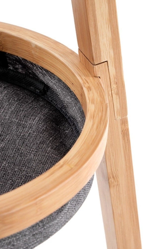 Stojanový věšák Foyer z přírodního bambusu do předsíně skandinávský styl Intesi 177 cm