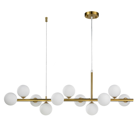 Závěsná lampa MINI MOON zlatá 100 cm