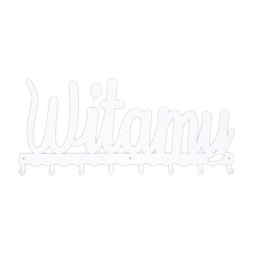 Nástěnný věšák Witamy bílý