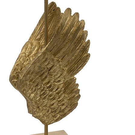 Lampa křídla anděla 70 cm zlatá/bílá