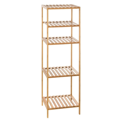 Bambusový regál 2+2 5five simply smart na knihy a hračky boho do obýváku nebo koupelny