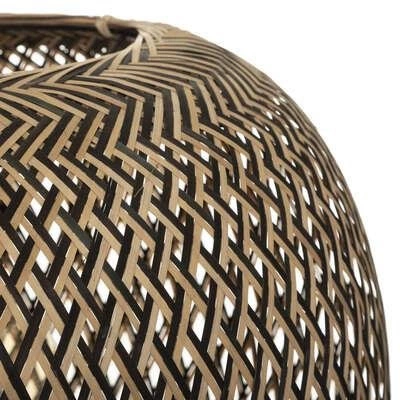 Závěsné bambusové svítidlo koule Sinai 45 cm s nastavitelnou výškou do obýváku, jídelny nebo kuchyně