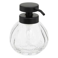 Skleněný dávkovač mýdla průhledný 5five simply smart do koupelny a kuchyně 200 ml