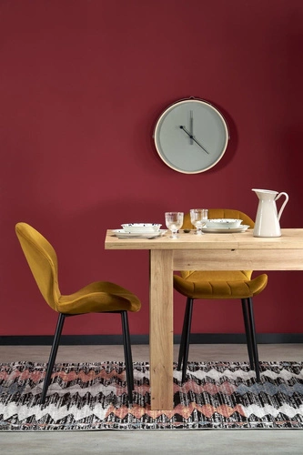 Rozkládací jídelní stůl Carsten dub artisan 80x120-160 cm moderní a funkční