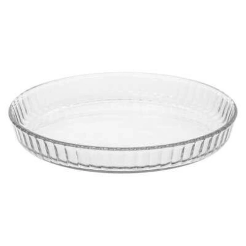 Skleněná koláčová forma s víkem 27 cm