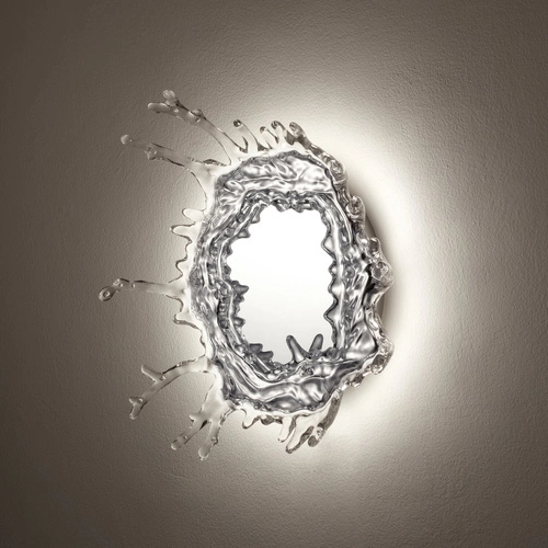 Moderní průhledné LED nástěnné svítidlo AQUA S 45 cm do koupelny a ložnice Step into Design