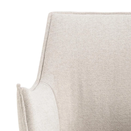 Čalouněná jídelní židle Bonita béžová s područkami moderní Actona