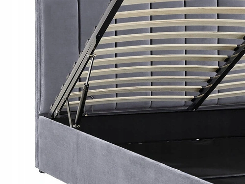 Čalouněná postel Lexington 140x200 šedá s úložným prostorem do ložnice