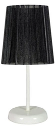 Noční lampička Rifasa moderní černá s kovovým stínidlem do ložnice a dětského pokoje