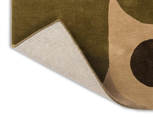 Moderní vlněný koberec Decor Cosmo Greens 250x350 do obýváku a ložnice snadno čistitelný