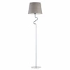Podlahová lampa FOGO stříbrná šedá