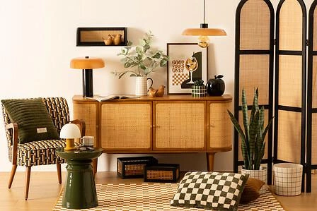 Kulatý kovový konferenční stolek Jaya zelený moderní do obýváku 38 cm Atmosphera