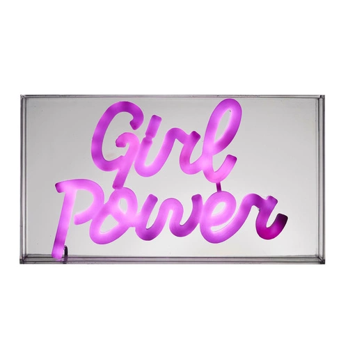 Lampička Girl Power Neon LED