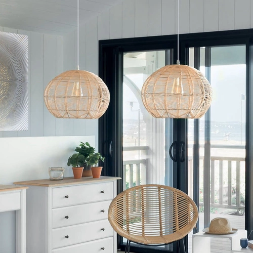 Přírodní závěsná lampa Kita