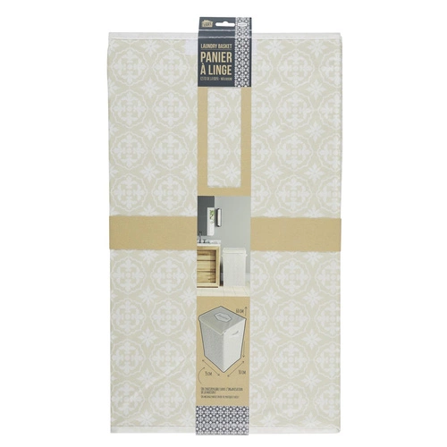 Koš na prádlo 60x35x30cm šedá látka