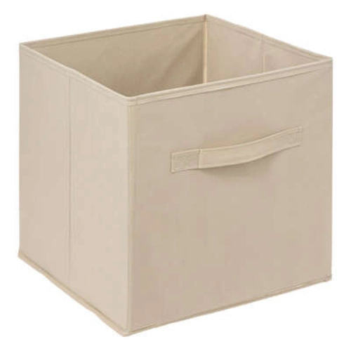 Box / Krabice do regálu 31x31cm Tkaná béžová