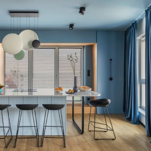 Barová židle Molly černá moderní s opěrkou do kuchyně a k ostrůvku 66 cm Intesi