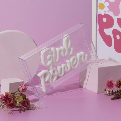 Lampička Girl Power Neon LED