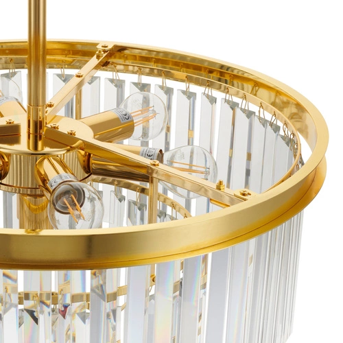 Stropní svítidlo SPLENDORE zlaté 50 cm glamour do obýváku a jídelny Step into Design