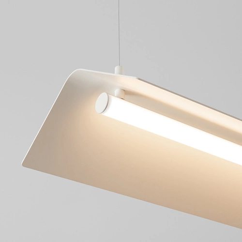 Moderní závěsné LED svítidlo ELVA béžové do obýváku a jídelny s nastavitelnou výškou