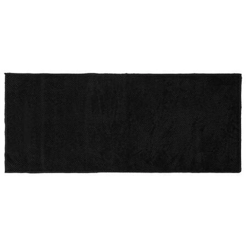 Koberec z mikrovlákna 50x120 cm černý