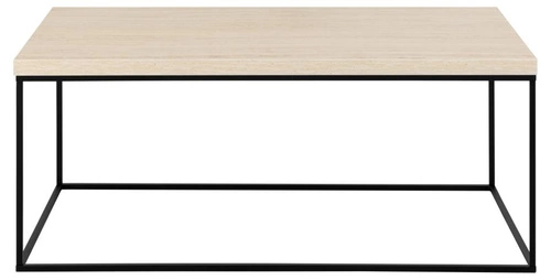 Konferenční stolek Barossa obdélníkový 110x55 cm moderní béžový travertin do obýváku Actona