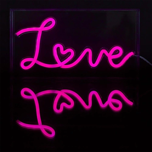 LED noční lampička Love moderní bezdrátová dekorativní bílá do dětského pokoje Intesi