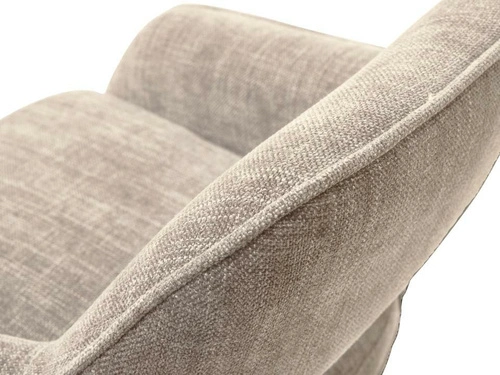 Barová židle Cowley béžová čalouněná, výškově nastavitelná s područky do kuchyně