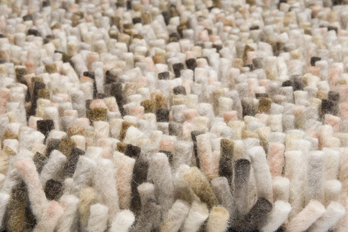 Vlněný shaggy koberec Shaggy Rocks 200x300 cm hnědý moderní do obýváku Carpets&More