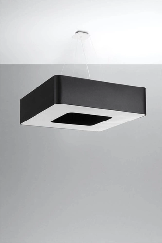 Moderní černý lustr URANO 80 stropní svítidlo do obýváku a jídelny 8ramenné