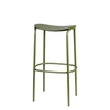 Kovová barová židle Trick zelená 75 cm moderní bez opěradla do kuchyně i na zahradu SCAB Design