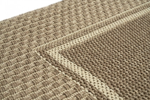 Venkovní koberec Deserto 200x290 béžový moderní na terasu a balkon snadno čistitelný