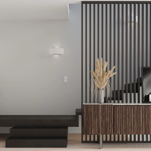 Nástěnné svítidlo Magnus bílé moderní kovové do obýváku a ložnice