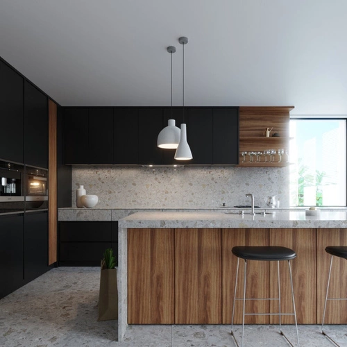 Závěsné svítidlo DAMASO šedé cementové moderní nad jídelní stůl do kuchyně 28 cm