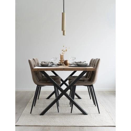 Moderní béžový venkovní koberec do obýváku a na terasu House Nordic Menorca 140x200