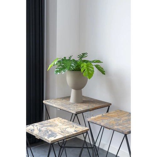 Umělá monstera 45 cm Intesi moderní umělá pokojová rostlina do obýváku a ložnice